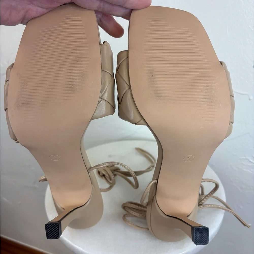 N/A strappy leather
